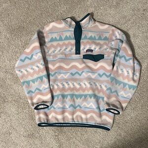 Patagonia Girls Pastel Pattern Crewneck Sweater